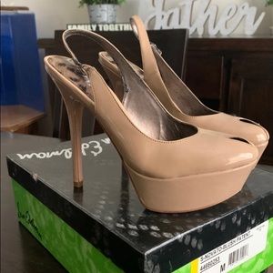 San Edelman Novato blush patent heel